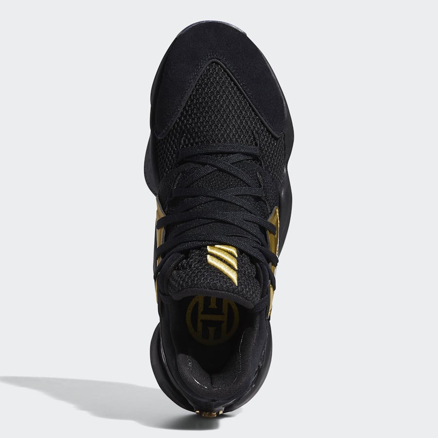 adidas Harden Vol 4 Black Gold EF8648 Release Date Info