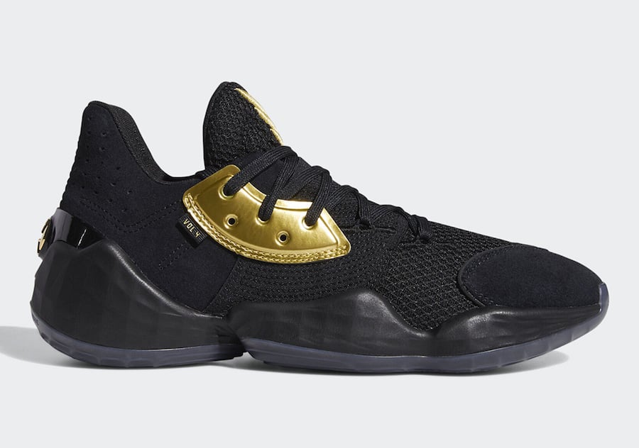 adidas Harden Vol 4 Black Gold EF8648 Release Date Info adidas Harden Vol 4 Black Gold EF8648 Release Date Info