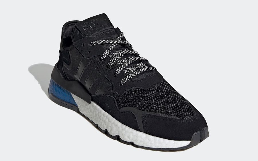 adidas Nite Jogger Core Black Lush Blue FW5331 Release Date Info