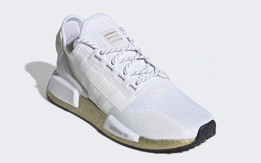 adidas NMD V2 White Gold Metallic FW5450 Release Date Info