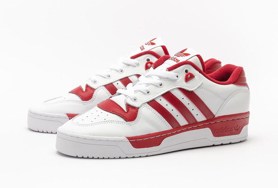 adidas Rivalry Low Available in White and Red