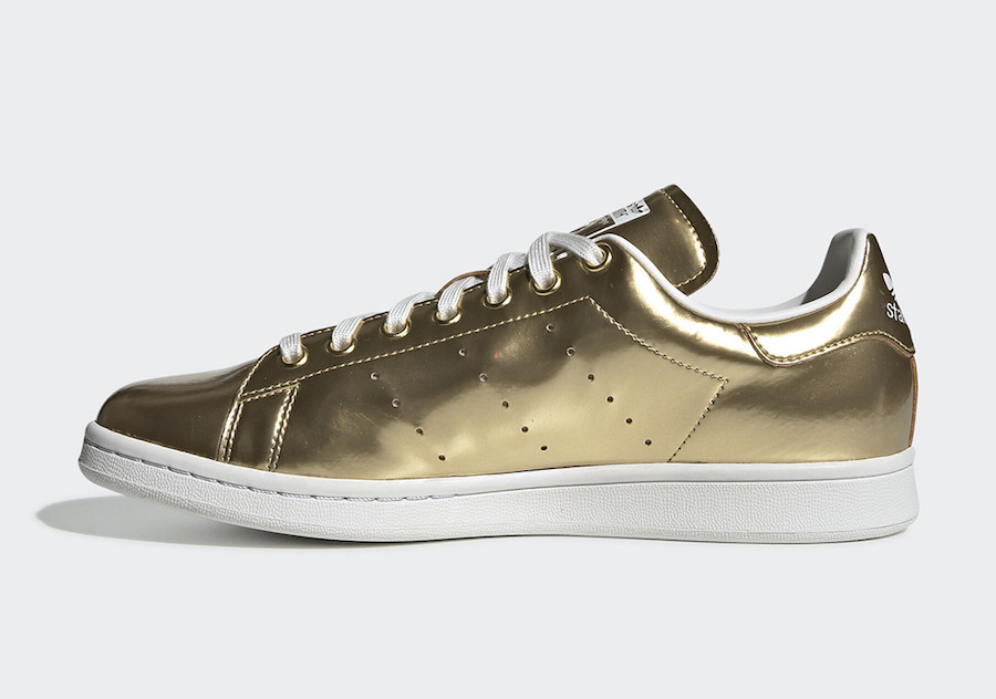 adidas Stan Smith Liquid Gold Metal FV4298 Release Date Info