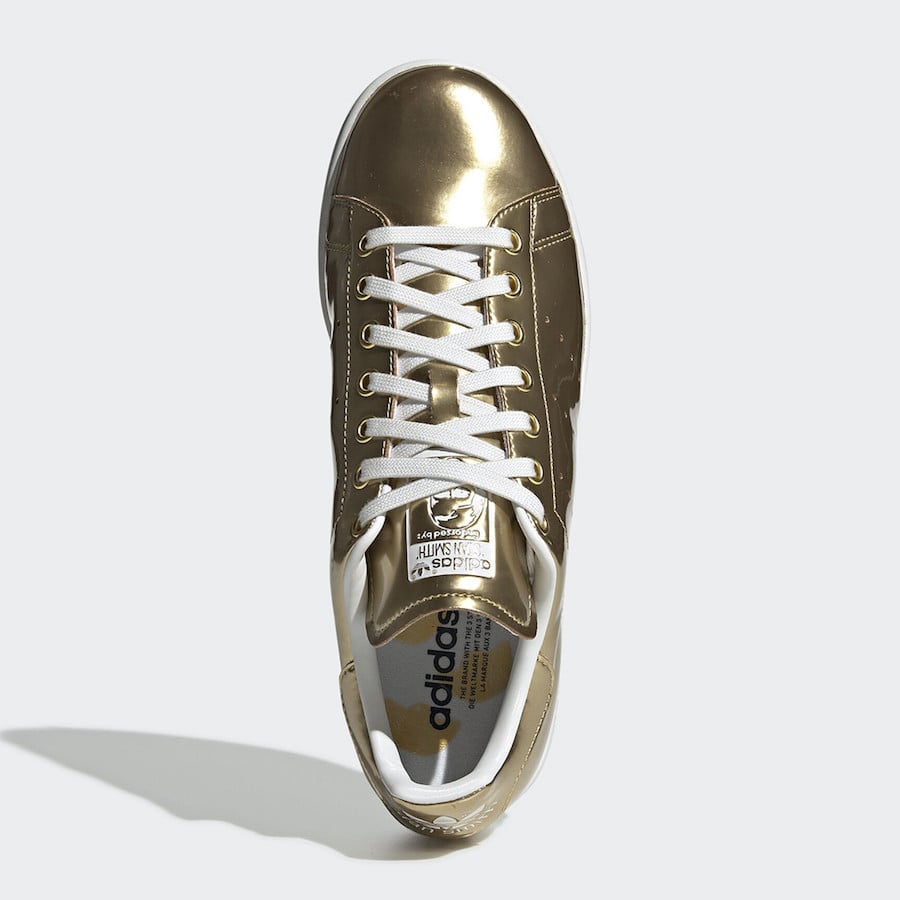adidas Stan Smith Liquid Gold Metal FV4298 Release Date Info