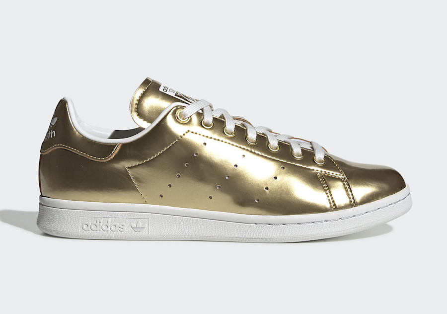 adidas Stan Smith Liquid Gold Metal FV4298 Release Date Info