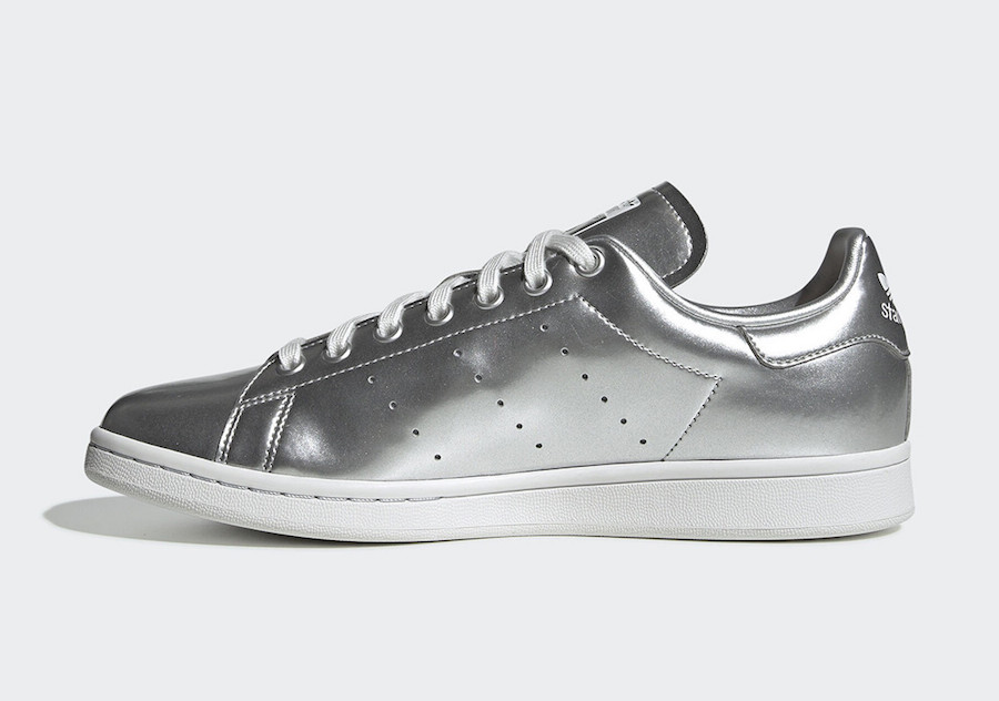 adidas Stan Smith Liquid Silver Metal FV4300 Release Date Info