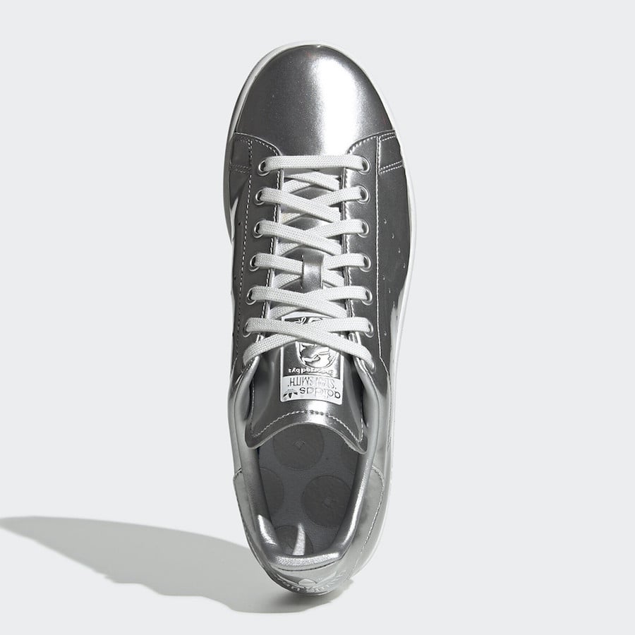adidas Stan Smith Liquid Silver Metal FV4300 Release Date Info