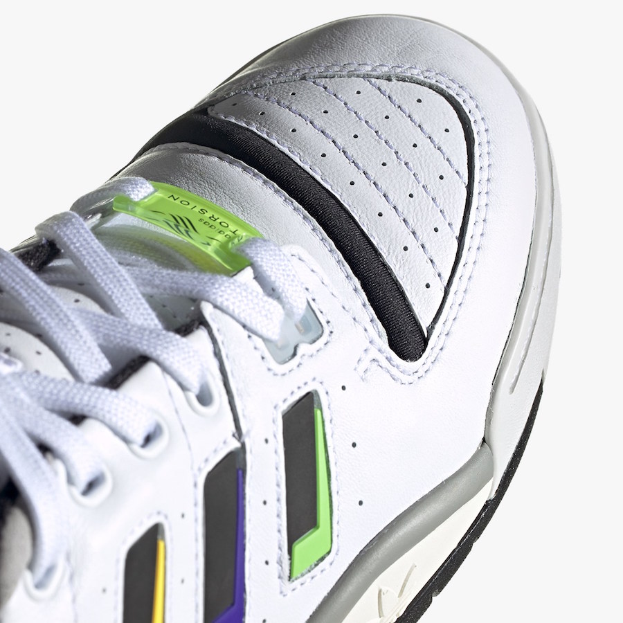 adidas Torsion Comp White Black Solar Yellow EE7376 Release Date Info