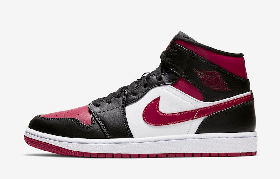 Air Jordan 1 Mid Bred Toe 554724-066 Release Date Info