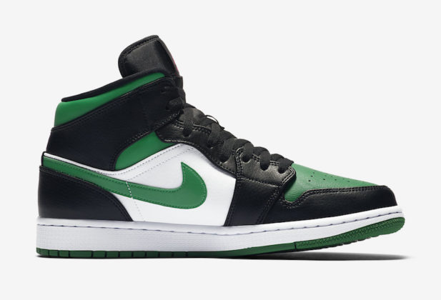 air jordan 1 green and black