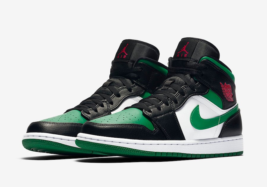 red and green jordan 1