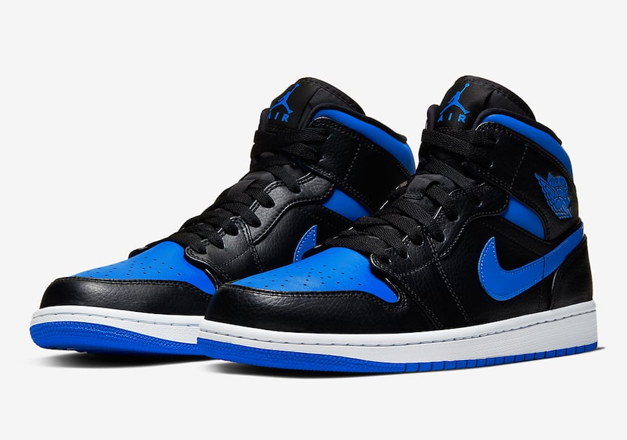 jordan aj mid blue