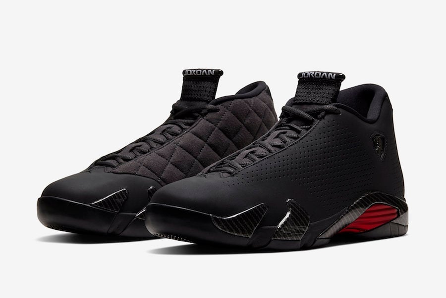 black and red jordan 14 release date