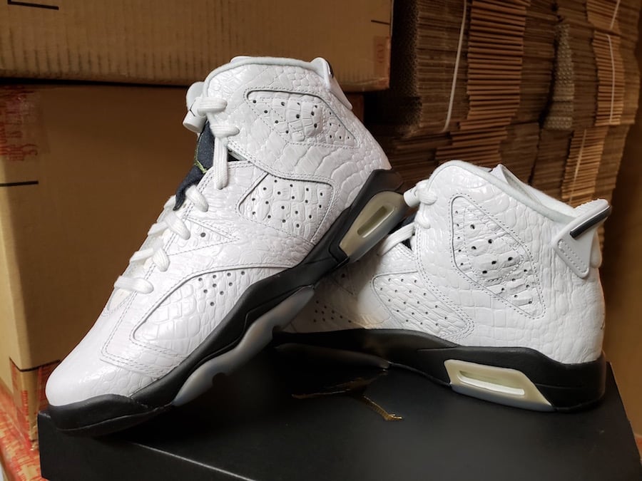 Air Jordan 6 GS Alligator 384665-110