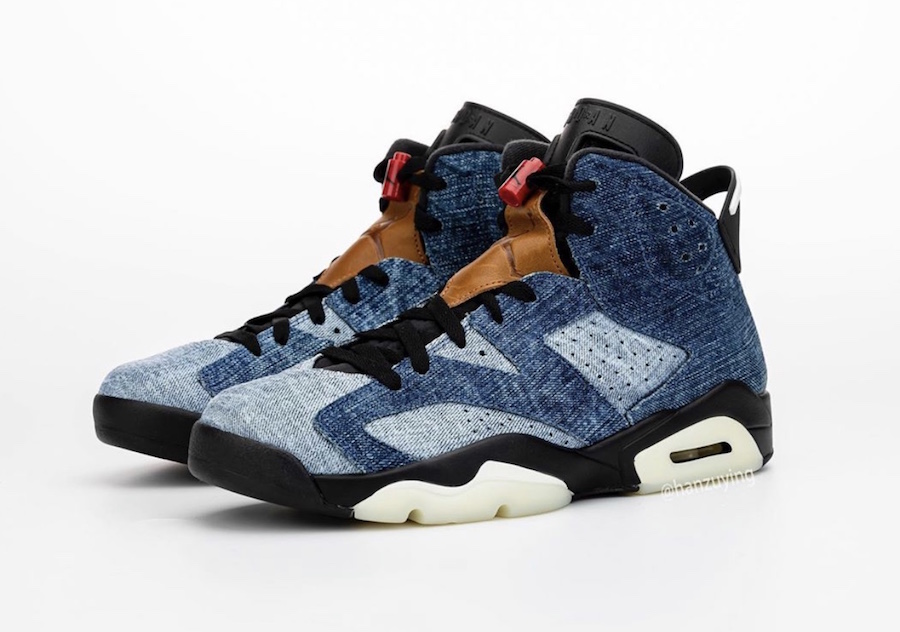 Air Jordan 6 Washed Denim CT5350-401 Release Date