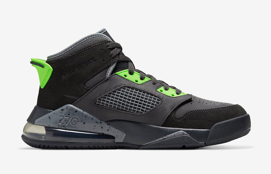 Jordan Mars 270 Anthracite Electric Green CT9132-001 Release Date Info