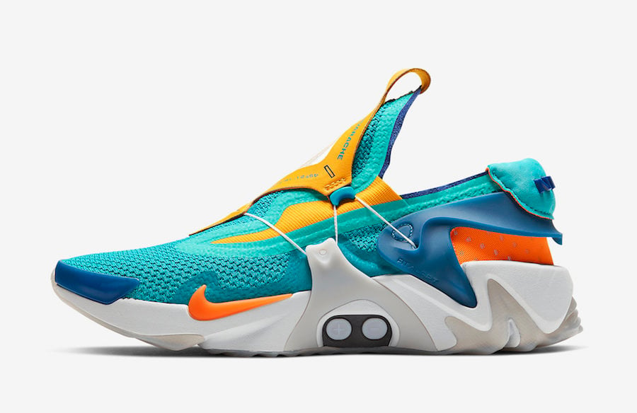 Nike Adapt Huarache Hyper Jade Total Orange BV6397-300 Release Date Info