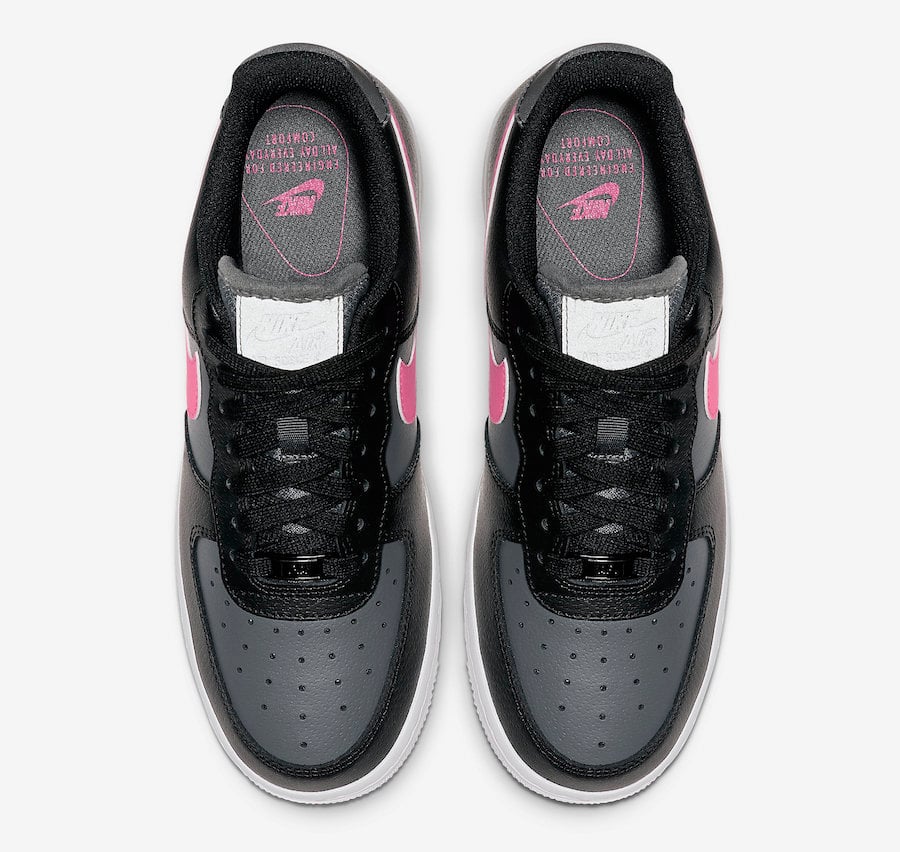 Nike Air Force 1 Low Black Grey Pink CJ9699-001 Release Date Info ...