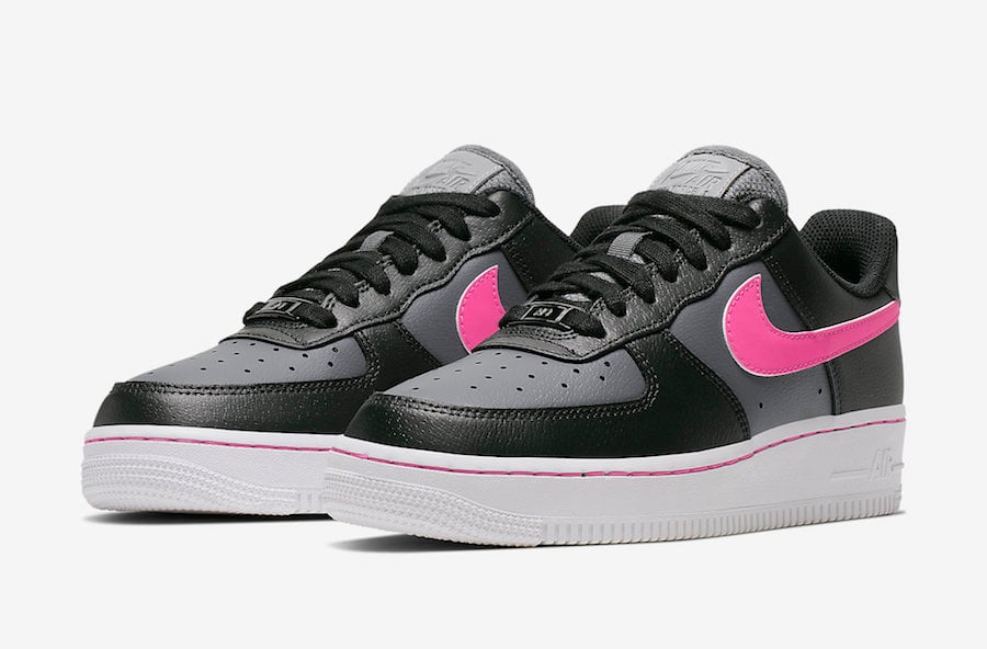 nike air force grey and pink