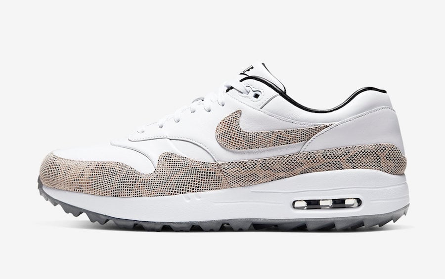 Nike Air Max 1 Golf NRG Snakeskin CI6876-101 Release Date Info