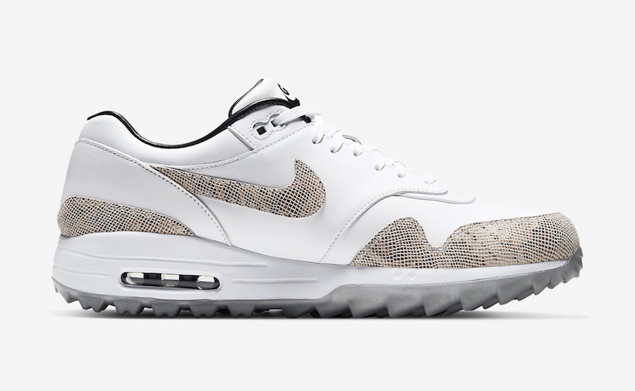 Nike Air Max 1 Golf NRG Snakeskin CI6876-101 Release Date Info