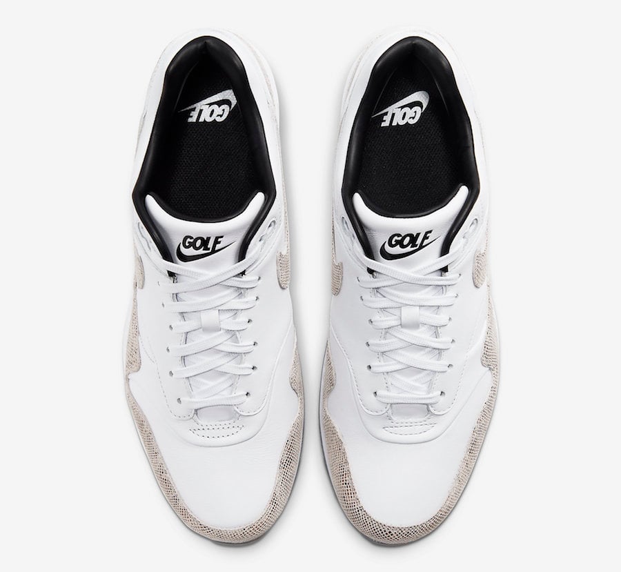 Nike Air Max 1 Golf NRG Snakeskin CI6876-101 Release Date Info