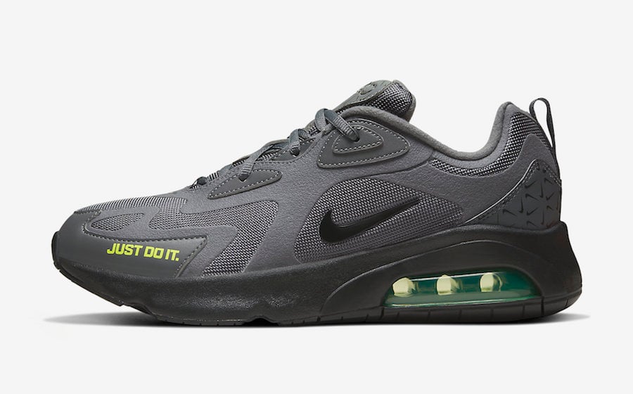 Nike Air Max 200 Dark Grey Volt CT2539-001 Release Date Info