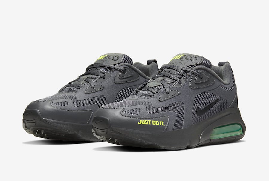 Nike Air Max 200 Dark Grey Volt CT2539-001 Release Date Info Nike Air Max 200 Dark Grey Volt CT2539-001 Release Date Info