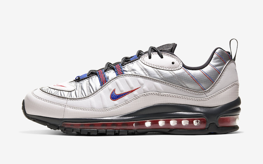 Nike Air Max 98 NRG Vast Grey Hyper Blue BQ5613-001 Release Date Info