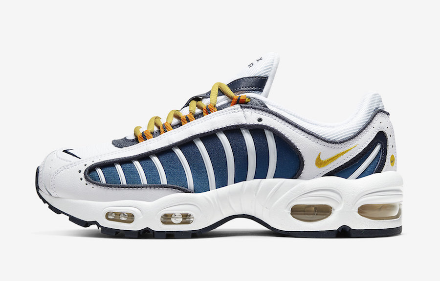 Nike Air Max Tailwind 4 IV White Blue Yellow CK2600-100 Release Date Info