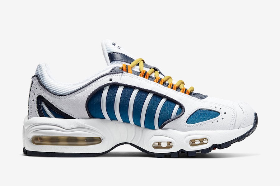 Nike Air Max Tailwind 4 IV White Blue Yellow CK2600-100 Release Date Info