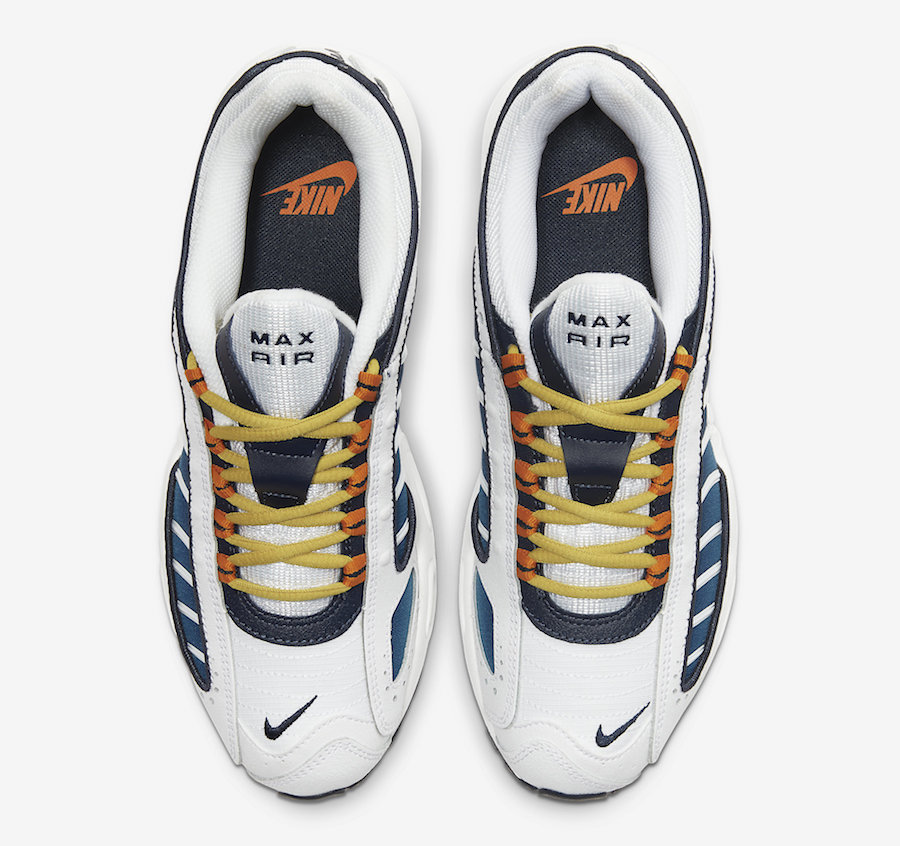 Nike Air Max Tailwind 4 IV White Blue Yellow CK2600-100 Release Date Info