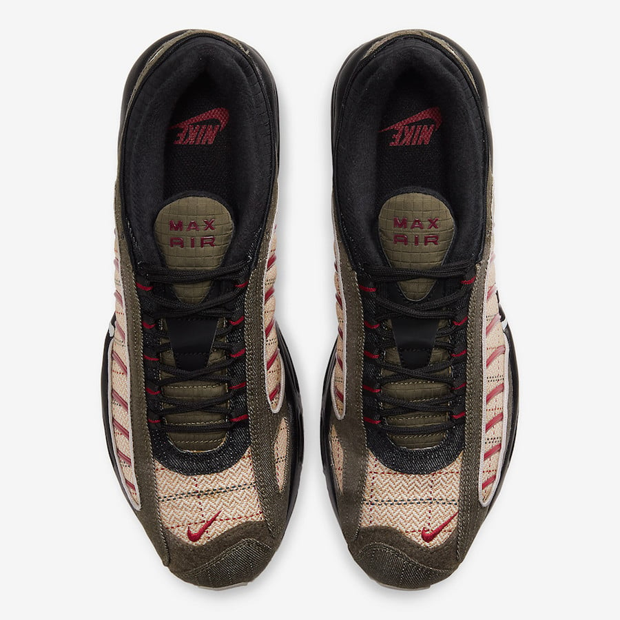 Nike Air Max Tailwind 4 Olive Burgundy CT1197-001 Release Date Info