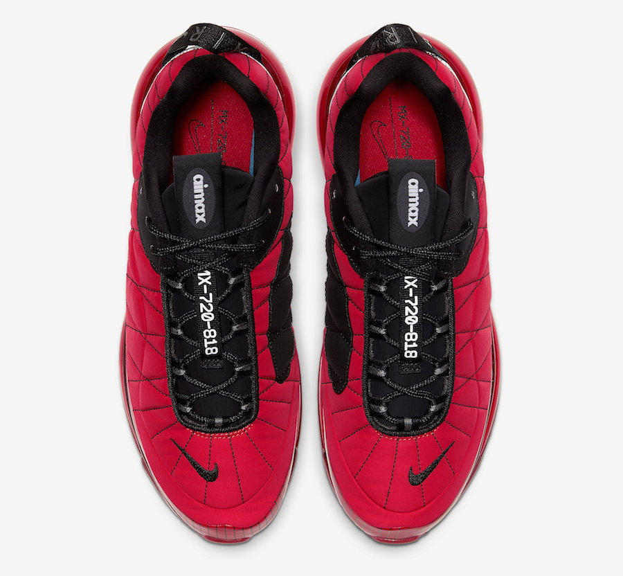 nike mx 720 818 university red black