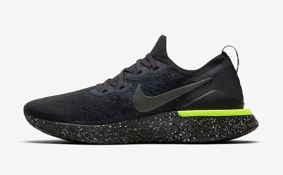 Nike Epic React Flyknit 2 Black Sequoia 