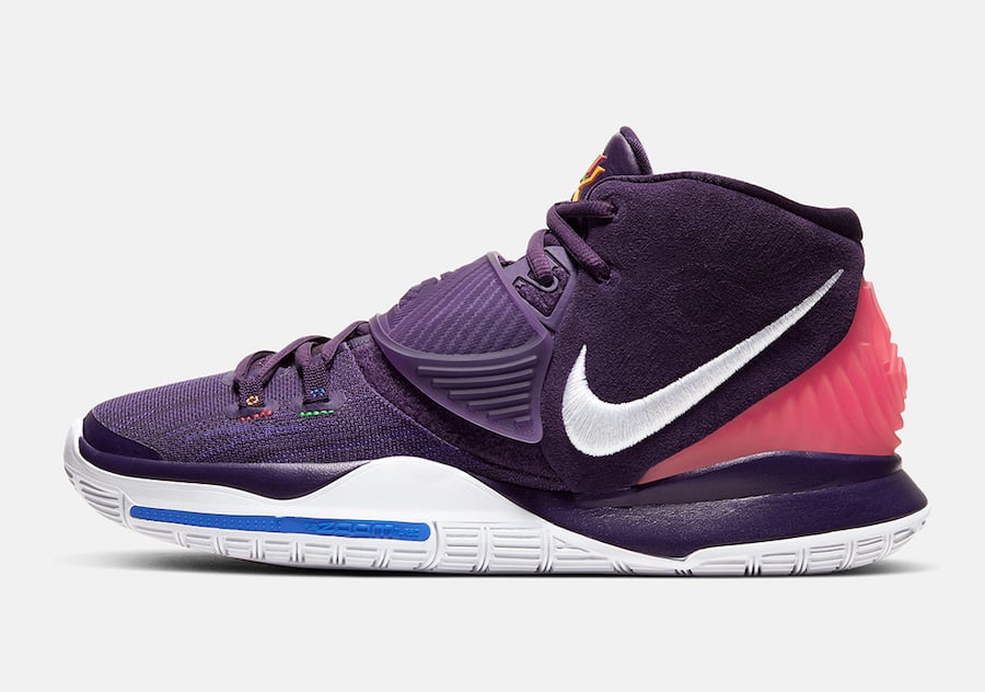 purple kyrie shoes