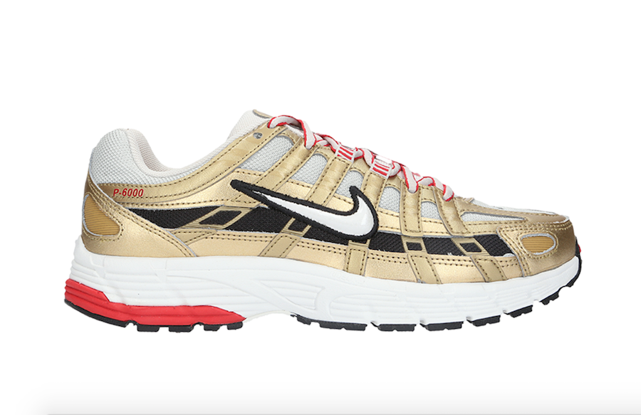 Nike P-6000 in Metallic Gold