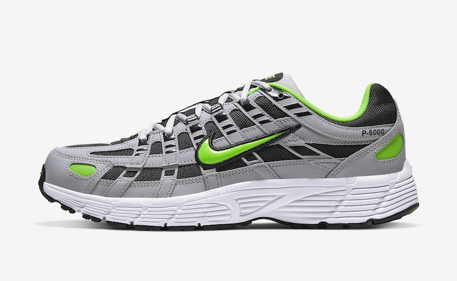 Nike P-6000 Wolf Grey Electric Green CD6404-005 Release Date Info