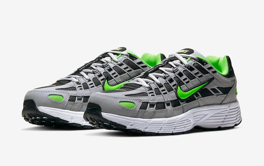 nike p 6000 grey green