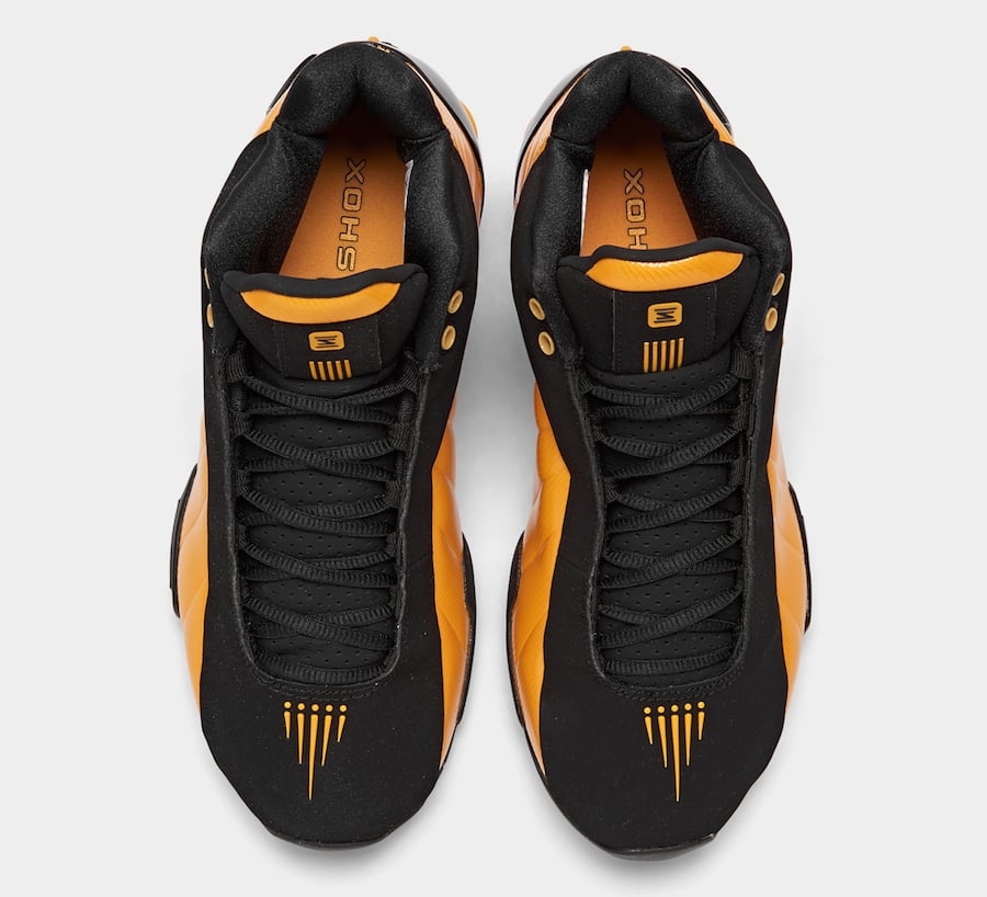 Nike Shox BB4 Black University Gold AT7843-002 Release Date Info