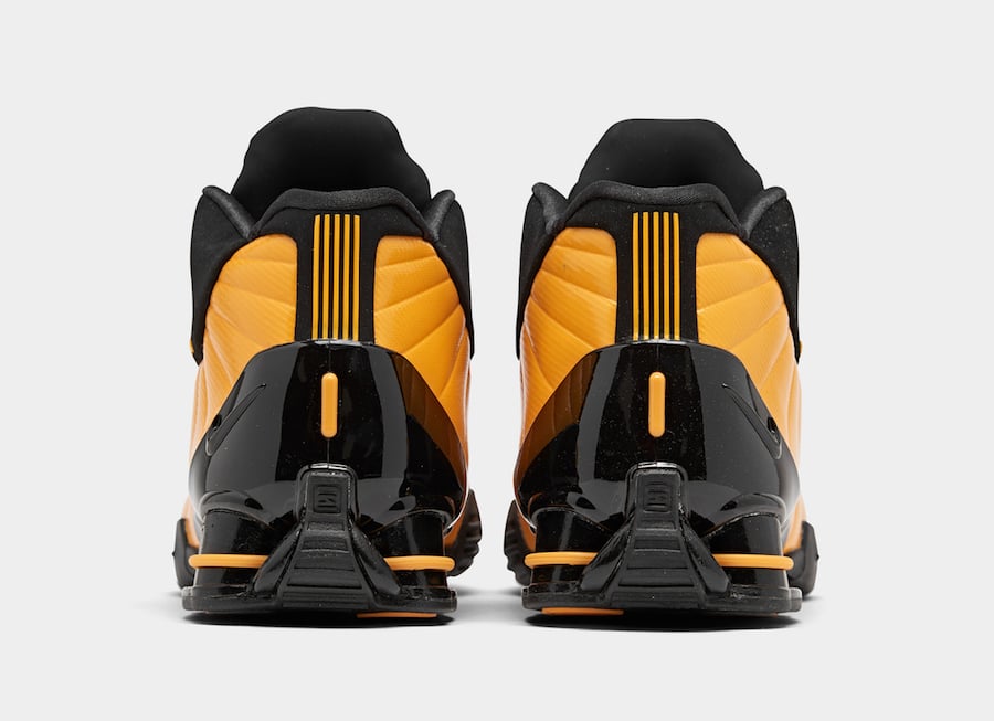 Nike Shox BB4 Black University Gold AT7843-002 Release Date Info