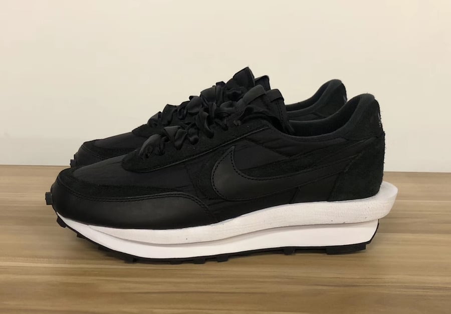 sacai Nike LDWaffle Black Nylon BV0073 