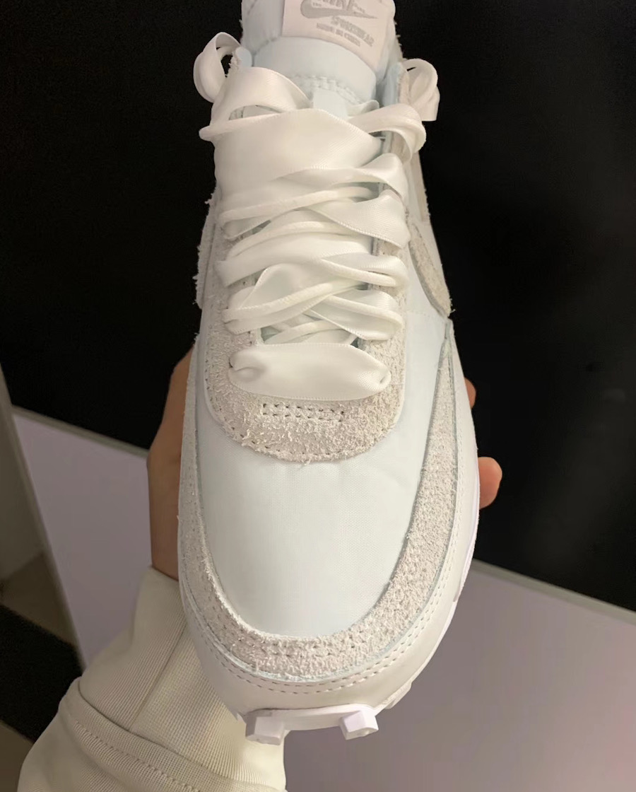 sacai Nike LDWaffle White Nylon Release Date Info