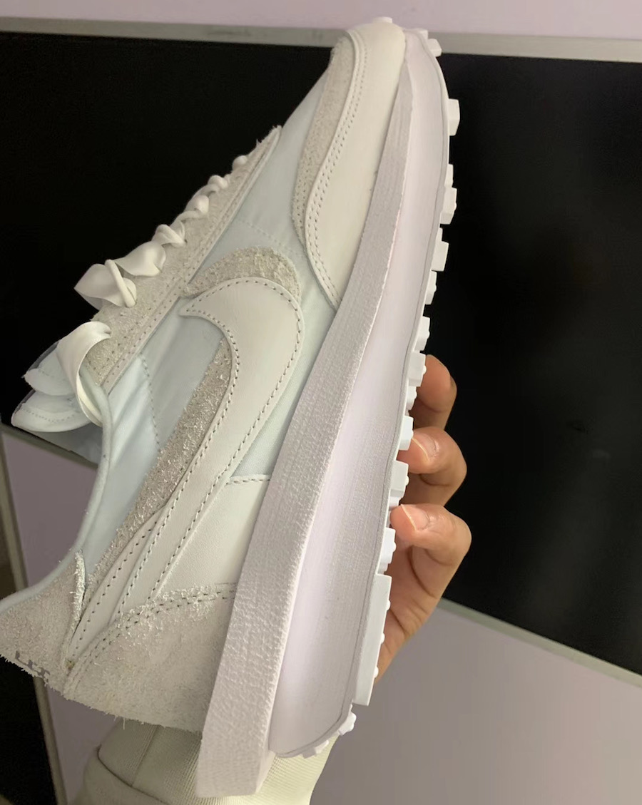 sacai Nike LDWaffle White Nylon Release Date Info