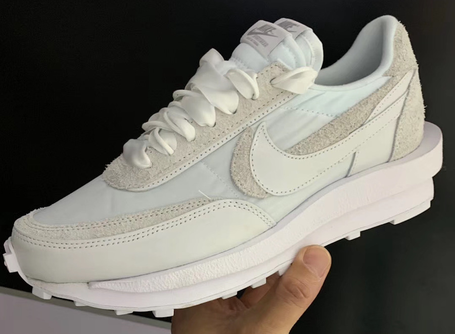 sacai Nike LDWaffle White Nylon Release Date Info