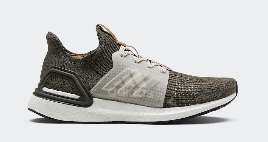 Wood Wood adidas Ultra Boost 2019 Khaki EG1728 Release Date