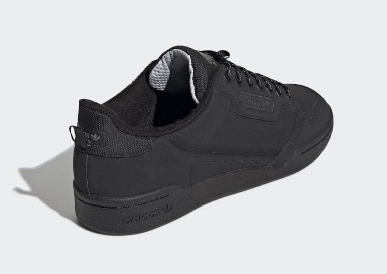adidas Continental 80 Core Black Fleece FV4631 Release Date Info