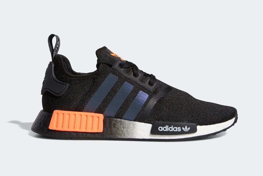 adidas NMD R1 Core Black Solar Orange 