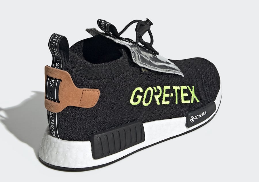 adidas NMD TS1 Gore-Tex Black Solar Yellow EE5895 Release Date Info