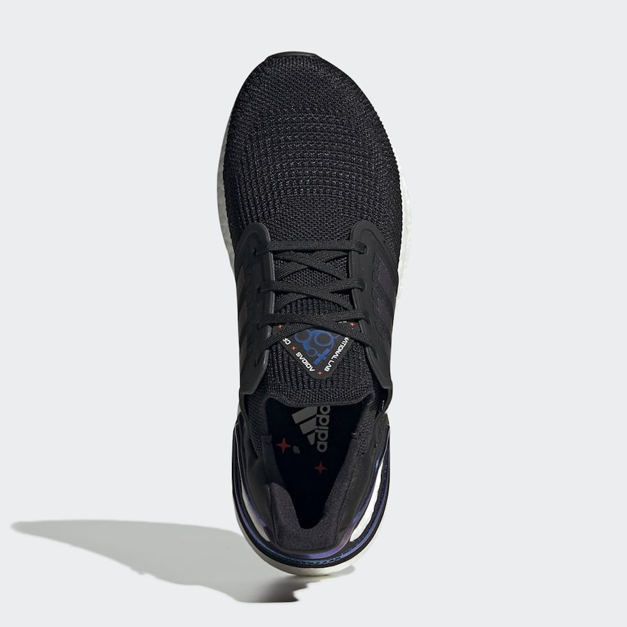 adidas Ultra Boost 2020 Core Black Blue Violet Metallic EG0692 Release Date Info
