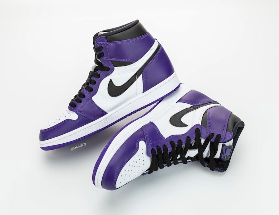 Air Jordan 1 Court Purple 2020 555088-500 Release Info